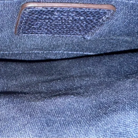 Coach Blue and Black Shoulder Bag - Picture 6 of 10